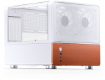 Jonsbo V12 PC Case, Mini-Tower, Micro-ATX - White