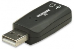 MANHATTAN Hi-Speed USB 3-D Sound Adapter