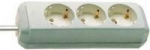 Brennenstuhl 3-Way Extension Socket, White, 5m, H05VV-F 3G1,5