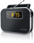 Muse | M-081R | Alarm function | 2-band PLL portable radio | Black