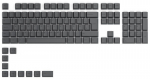 Glorious GPBT 115 PBT Keycaps Set - ISO DE-Layout, Black Ash