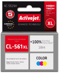 Activejet AC-561NX Ink (replacement for Canon CL-561XL; Supreme; 18 ml; Color: Cyan, Magenta, Yellow)