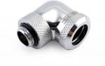 XSPC G1/4 to 14mm HardTube Rotary Fitting 90&deg; Angled V2 - Chrome