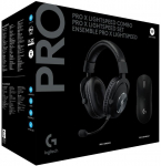 Logitech PRO X LIGHTSPEED combo, PRO X Wireless headset + SUPERLIGHT mouse, black