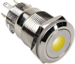 Dimastech 19mm Silverline Dot RGB Vandalism Switch/Button