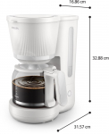 Philips HD7411/00 coffee maker Manual Drip coffee maker 1.38 L