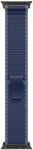 Apple 49mm Blue/Bright Blue Trail&nbsp;Loop&nbsp;-&nbsp;M/L - Black Titanium Finish | Apple