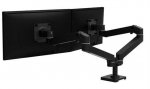 Ergotron LX Pro Monitor Tischhalterung - f&uuml;r 2 LCD-Displays - nebeneinander - Schwarz