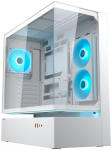 COUGAR Midi Tower Case, CFV235, ARGB, Glass, White