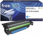Freecolor Toner HP 655A CF451A cyan remanufactured