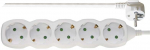 Power Strip SCHUKO &ndash; 5 sockets, 5.0m, 1,5mm&sup2;