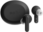 Sudio A3 Pro Bluetooth in-ear headphones, mic, Cloudy Black, NC