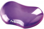 Fellowes CRYSTAL Mouse & Wrist Pad gel purple