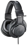 Audio Technica ATH-M20X Professional Monitor Headphones, Black