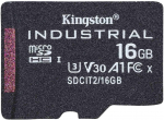 Kingston 16GB microSDHC Industrial C10 memory card