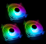 Lamptron Icecloud+ ARGB 120 Triple PWM L&uuml;fter Kit - transparent