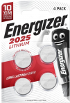 ENERGIZER BATTERIES SPECIALIZED CR2025 4 PIECES