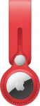 Apple AirTag Leather Loop, red