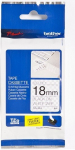 Brother TZESE4 18mm black on white security tape