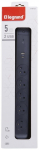 Legrand Extension cord 5x2PZ + USB A/C 1,5m black