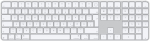 Apple Magic Keyboard with Touch ID and Numeric Keypad for Mac models with Apple silicon - German - White Keys
