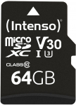 CARD Intenso Speicherkarte microXC Professional 64 GB