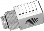 Barrow Special Adapter 90&deg; G1/4 F-F - silver