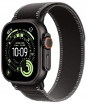 Apple Watch Ultra 3 GPS + Cellular 49mm Black Titanium Case with Black/Charcoal Trail Loop - S/M