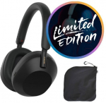 Sony m&uuml;rasummutavad bluetooth Hi-Res k&otilde;rvaklapid WH-1000XM5 koos pehme kandekotiga, must