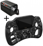 Asetek SimSports Invicta Formula Steering Wheel Black + Forte Wheelbase 18 Nm
