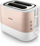 Philips Viva Collection HD2638/11 toaster 7 2 slice(s) 950 W Rose gold, White