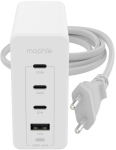 mophie Accessories-Wall Adapter-USB-C-PD-HUB-120W-GAN-White-EU(3xUSBC + 1xUSBA)