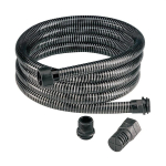 Suction hose 7 m reinforced 1 in, with foot valve