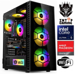 INTOP Ultra 5 250KF Plus 16GB DDR5 250SSD M.2 NVME RX9060XT 16GB WiFi no-OS