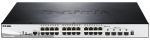 D-Link Switch DGS-1510-28XMP/E 24xGBit PoE (370W)/4xSFP+