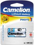 Camelion CR123A Lithium Battery for Photo Camera, 1 pc