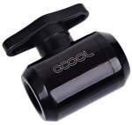 Alphacool Eiszapfen 2 Wege Kugelhahn G1/4 - schwarz