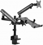Gembird Mounting arm monitor 32 notebook 15.6