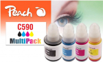 Peach Patrone Canon CISS GI-590 MultiPack remanufactured