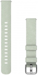 Garmin watch strap Lily 2 Nylon, sage gray/silver