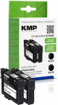 KMP Patrone Epson Pro WF-2865DWF ers. 502XL T02W14 2 x black remanufactured