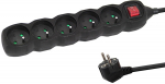 Esperanza ELK214K power extension 1.5 m 5 AC outlet(s) Indoor Black