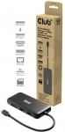 Club3D USB-C 8in1-HUB >DP1.4HDMI2.0USB-CLAN 8K30Hz PD100W retail