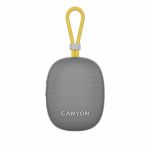 CANYON OnMove 12 IPX7 TWS 5W Bluetooth Speaker Grey