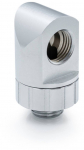 BitsPower Artemis 90&deg; Fitting - Rotary, Sandblasted Silver