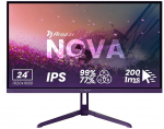 Arozzi Nova 24" IPS 200Hz FHD Gaming Monitor - Purple