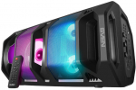 2.0 portable speaker SVEN PS-670, black, power output 2x32.5W (RMS), TWS, Bluetooth, FM, USB, microSD, LED-display, RC,