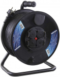 Cable Reel (rubber) - 4 sockets 50m, 1,5mm, SCHUKO
