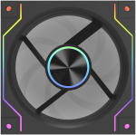 darkFlash DM20 LINE 120mm Cooling Fan (Black)