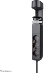 Neomounts DS22-840BL6 Desk socket with clamp and USB-C and USB-A ports - Quick charge